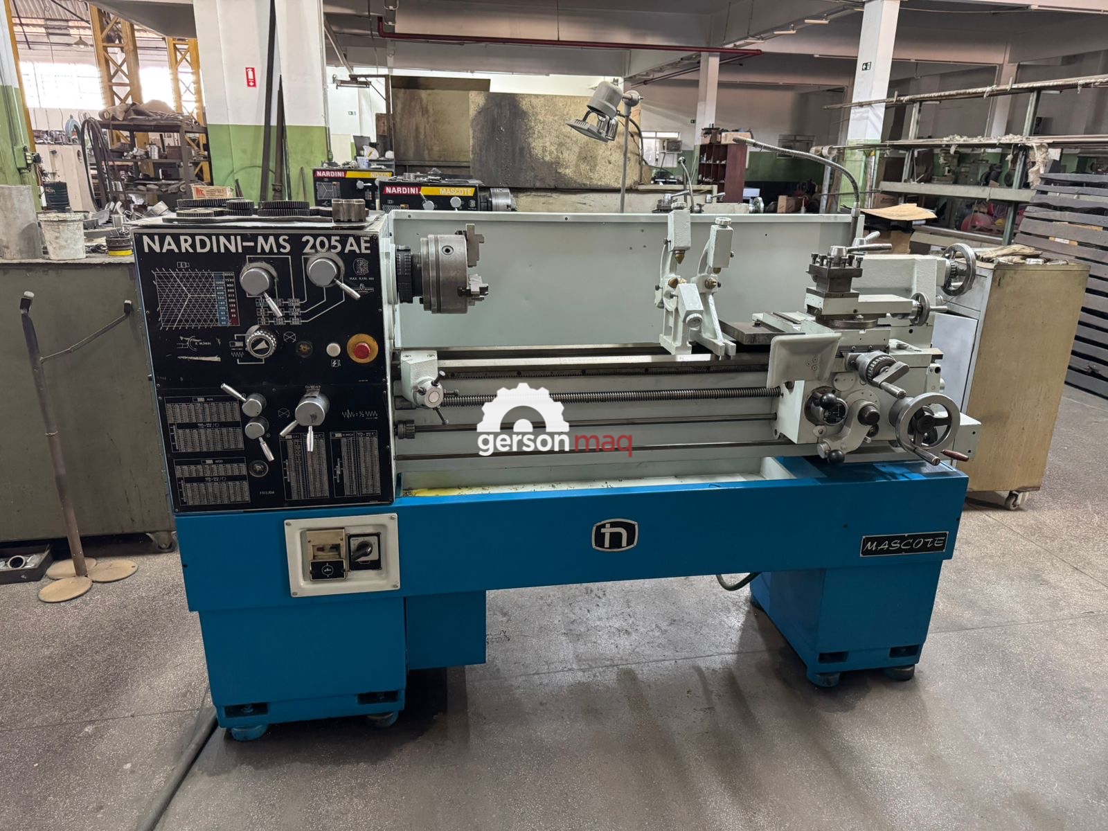 TORNO MECANICO MASCOTE NARDINI - MS205AE - 410 X 1000 mm